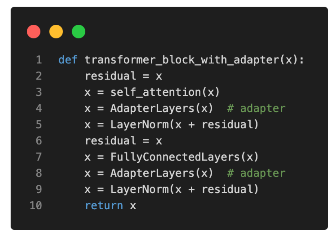 LLM Adapter Code